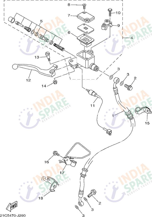 FRONT MASTER CYLINDER